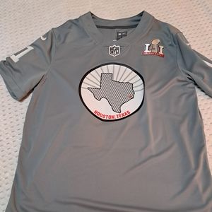 NIKE MEN  SHIRT NFL  DRI-FIT  SUPER  BOWL HOUSTON TX  SIZE  L